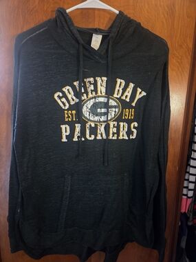 Green Bay Packers Women's Green Pullover Hoodie